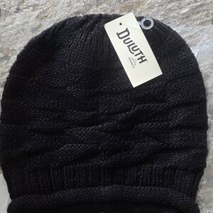 Duluth Trading Co Black Knit Hat